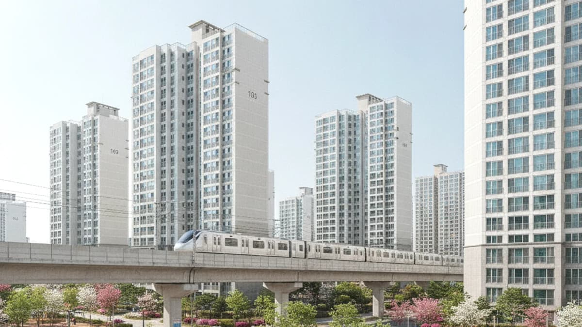 Sống ở Gyeonggi: Chi phí dễ thở hơn Seoul, gần trung tâm 2026