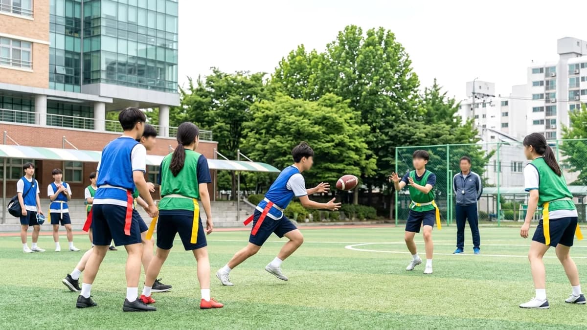 Bóng bầu dục cờ: Môn thể thao Olympic mới tìm đường đến trường học Hàn Quốc