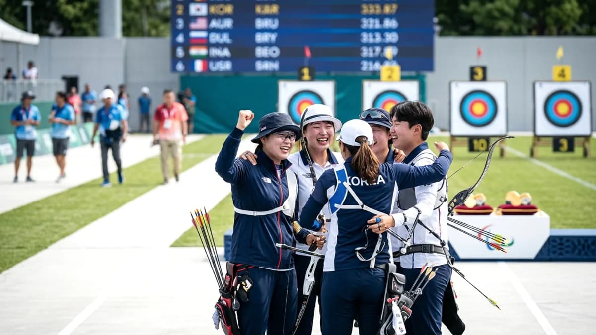 Hàn Quốc càn quét các danh hiệu đồng đội cung thủ recurve tại World Cup