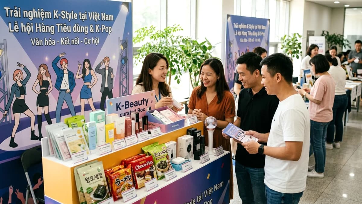 Hàn Quốc thúc đẩy xuất khẩu hàng tiêu dùng tại Việt Nam qua sức hút K-pop