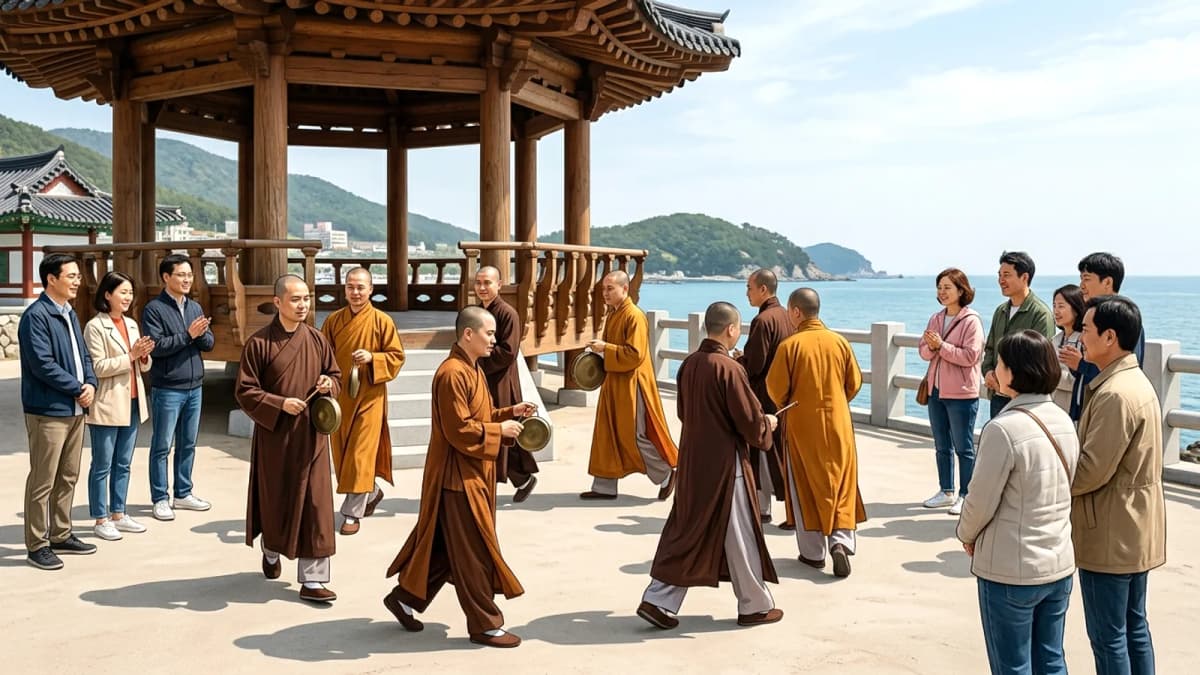 Trật tự Tào Khê tổ chức hoạt động văn hóa tại sự kiện di sản UNESCO ở Busan